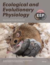 cover of Ecological and Evolutionary Physiology, volume 98 number 6 (November/December 2025)