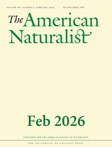 cover of The American Naturalist, volume 207 number 2 (February 2026)