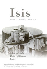 cover of Isis, volume 117 number 1 (March 2026)