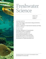 cover of Freshwater Science, volume 45 number 1 (March 2026)