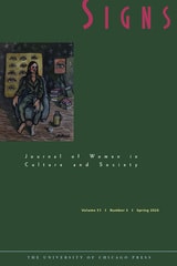 cover of Signs: Journal of Women in Culture and Society, volume 51 number 3 (Spring 2026)