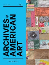 cover of Archives of American Art Journal, volume 65 number 1 (Spring 2026)