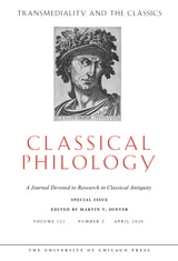 cover of Classical Philology, volume 121 number 2 (April 2026)