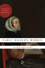 cover of Early Modern Women: An Interdisciplinary Journal, volume 20 number 2 (Spring 2026)
