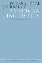 cover of International Journal of American Linguistics, volume 92 number 2 (April 2026)