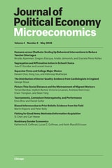cover of Journal of Political Economy Microeconomics, volume 4 number 2 (May 2026)