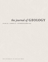cover of The Journal of Geology, volume 132 number 3-4 (September 2024)