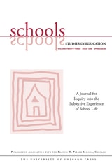 cover of Schools, volume 23 number 1 (Spring 2026)