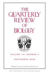 cover of The Quarterly Review of Biology, volume 101 number 3 (September 2026)
