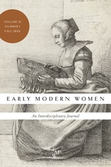 cover of Early Modern Women: An Interdisciplinary Journal, volume 21 number 1 (Fall 2026)