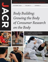 cover of Journal of the Association for Consumer Research, volume 11 number 4 (October 2026)
