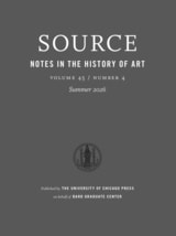 cover of Source: Notes in the History of Art, volume 45 number 4 (Summer 2026)