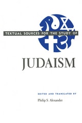 cover of Textual Sources for the Study of Judaism