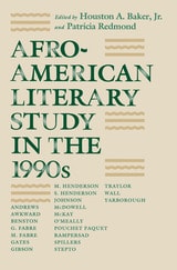 cover of Afro-American Literary Study in the 1990s