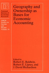 cover of Geography and Ownership as Bases for Economic Accounting