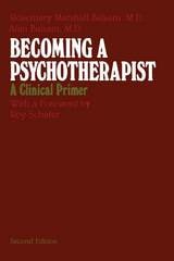 cover of Becoming a Psychotherapist: A Clinical Primer