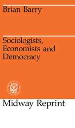 cover of Sociologists, Economists, and Democracy