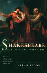 cover of Shakespeare on Love and Friendship