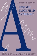 cover of A Leonard Bloomfield Anthology