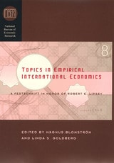 cover of Topics in Empirical International Economics: A Festschrift in Honor of Robert E. Lipsey