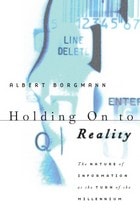 cover of Holding On to Reality: The Nature of Information at the Turn of the Millennium