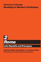 cover of University of Chicago Readings in Western Civilization, Volume 2: Rome: Late Republic and Principate