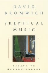 cover of Skeptical Music: Essays on Modern Poetry
