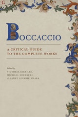 cover of Boccaccio: A Critical Guide to the Complete Works