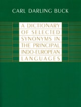 cover of A Dictionary of Selected Synonyms in the Principal Indo-European Languages
