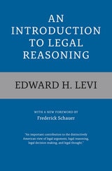 cover of An Introduction to Legal Reasoning