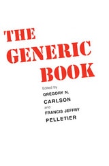 cover of The Generic Book: The Semantics of Generics