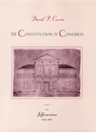 cover of The Constitution in Congress: The Jeffersonians, 1801-1829