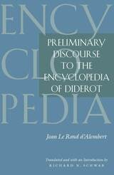 cover of Preliminary Discourse to the Encyclopedia of Diderot