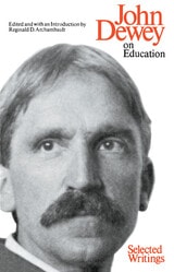 cover of On Education: Selected Writing