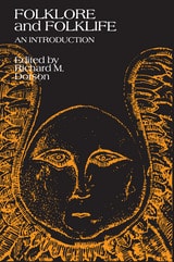 cover of Folklore and Folklife: An Introduction