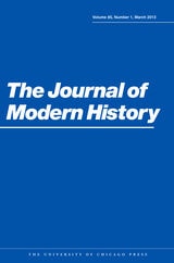 cover of JMH vol 85 num 1