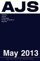 cover of AJS vol 118 num 6