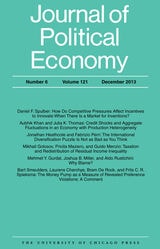 cover of JPE vol 121 num 6