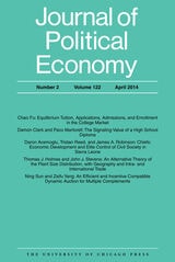 cover of JPE vol 122 num 2