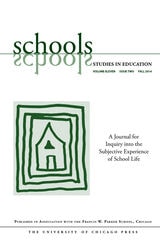 cover of SCHOOLS vol 11 num 2