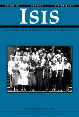 cover of ISIS vol 105 num 4