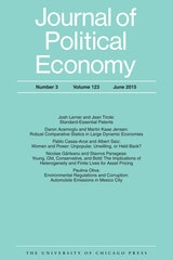 cover of JPE vol 123 num 3