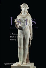 cover of ISIS vol 106 num 3