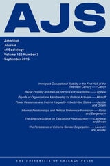 cover of AJS vol 122 num 2