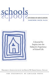 cover of SCHOOLS vol 13 num 2