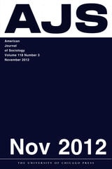 cover of AJS vol 118 num 3