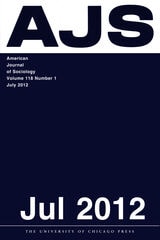 cover of AJS vol 118 num 1