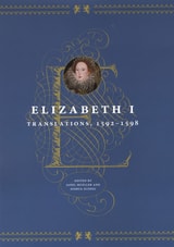 cover of Elizabeth I: Translations, 1592-1598