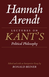 cover of Lectures on Kant's Political Philosophy