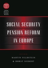 cover of Social Security Pension Reform in Europe